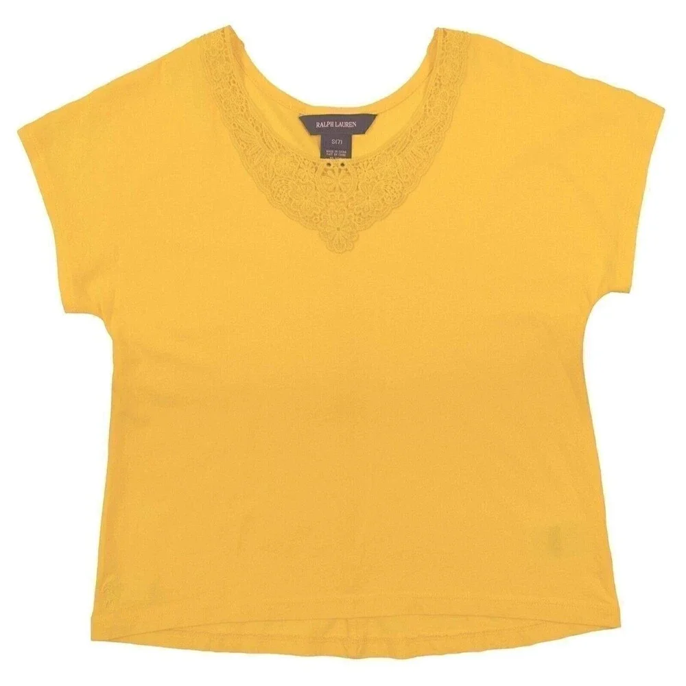 Ralph Lauren scoop neckline